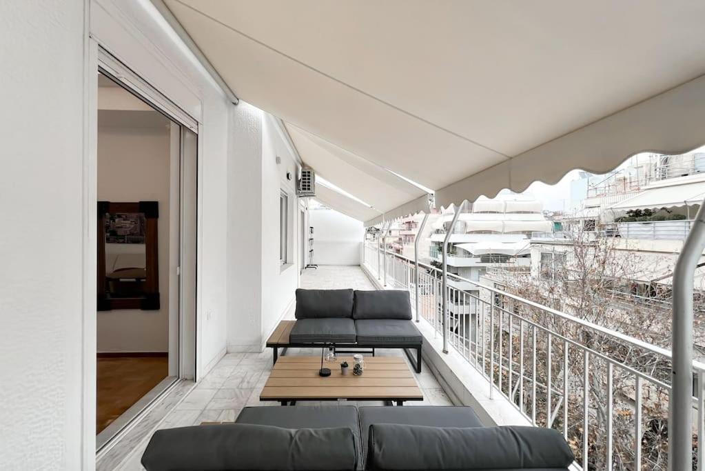 Spacious Penthouse Near Downtown Atene Esterno foto