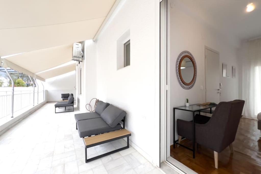 Spacious Penthouse Near Downtown Atene Esterno foto